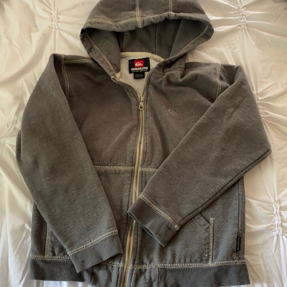 Boys Quiksilver zip hoodie